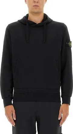 Stone Island Fleece Hoodie-Uomo