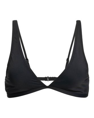 Roxy Triangel-Bikini-Top ROXY Beach Classics, Damen, Gr. XL, Cup B, grau (anthrazit), Obermaterial: 87% Nylon, 13% Elasthan;, Bikini-Oberteile Triangel-Bik