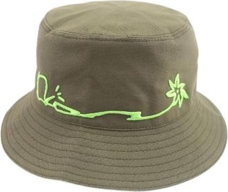 Dior Pre-owned Cotton hats - Heren - Vintage Accessoires - Groen - ONE Size - Katoen - Vintage