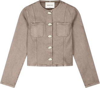 Fab By Fabienne Chapot Mina Jacket - Dames - Spijkerjassen - Grijs - S - Jassen