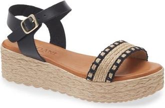 Cordani Bryce Platform Sandal in Black at Nordstrom, Size 7.5Us