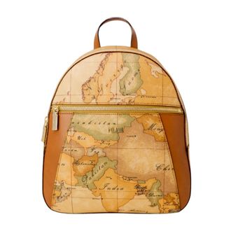 Alviero Martini 1A Classe Geo Classic Backpack - female - Alviero Martini 1a Classe - Backpacks - Beige - ONE SIZE - Bags