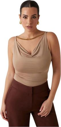 Marciano Mujer, Camisetas, Beige, Talla: 2XL