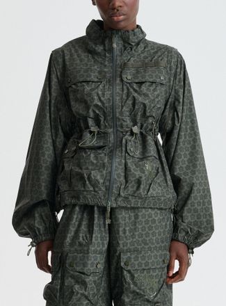 Cecilie Bahnsen Womens Tenzin Spectra hybrid sleeves floral Parka Jacket Cecilie Bahnsen x The North Face