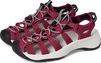 Keen Astoria West Sandal Womens Shoes Beaujolais/Star White : 10.5 B - Medium, Textile