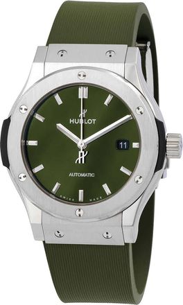 Hublot Classic Fusion Automatic Green Dial Mens Watch 542.NX.8970.RX