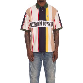Billionaire Boys Club Outback Stripe Polo in Sesame at Nordstrom, Size Xx-Large