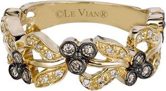 Le Vian Flowers 14K 0.32 Ct. Tw. Diamond Band Ring