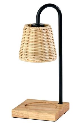 Adesso Ridgley Candle Warmer Lamp in Black at Nordstrom