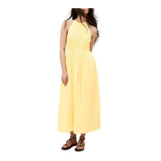 BA&SH Eris Dress - female - Ba&Sh - Midi Dresses - Yellow - 2XS - Dresses