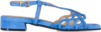 Ron White Sandali Brooke con dettaglio cut-out - Blu