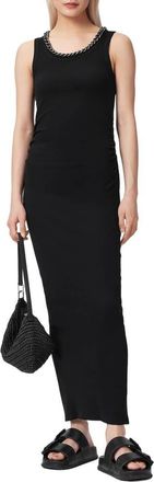 AllSaints Lucy Sleeveless Body-Con Dress in Black at Nordstrom, Size 12 Us