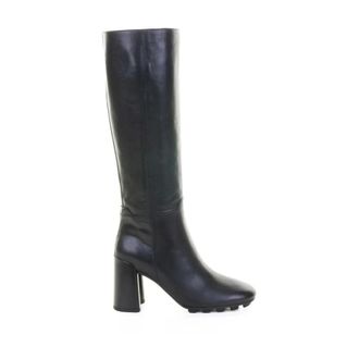 Hogan Botas Altas con Tac&oacute;n Ancho - Shoes - Mujer - Negro - 38 1/2 EU