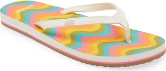 Sanuk Yoga Joy Rainbow Flip Flop at Nordstrom Rack, Size 10