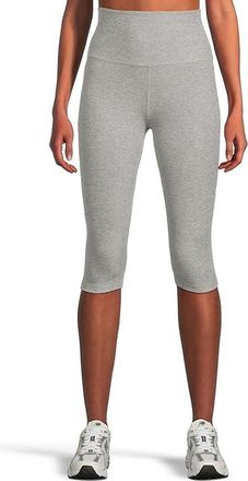 Beyond Yoga Spacedye High Waisted Pedal Pusher Leggings Womens Casual Pants Silver Mist : XL (US Womens 14-16) 14.5, Spandex/Polyester