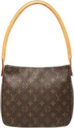 Louis Vuitton Pre-owned Monogram Looping MM Schoudertas - Dames - Vintage Schoudertas - Bruin - ONE Size - Leer - Vintage
