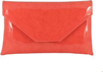 Loni Clutch/Shoulder Bag Faux Patent Handmade in the UK