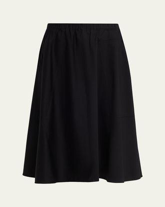 Vince Pull-On Full Skirt