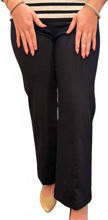 Elliott Lauren Wide Leg Crop Pants In Navy