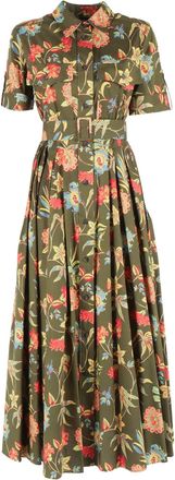Fay Knee Length Floral Belted Day Dress