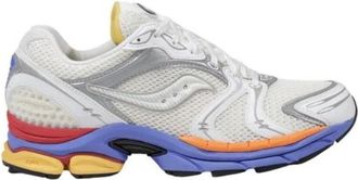 Saucony Sportieve Instappers met Veters - Dames - Hardloopschoenen - Wit - 37 1/2 EU - Leer - Fitness