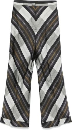 Alexander McQueen Pantaloni a righe anni 2000 - Grigio