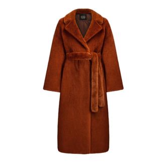 Cesare Gaspari Cappotto Volpe Autunnale - - Coats - Donna - Arancione - XL