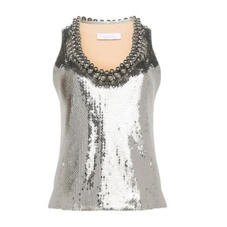 Paco Rabanne Sleeveless Tops - Dames - Tops zonder mouwen - Grijs - M - Tops