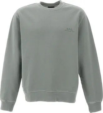 A.P.C. Green Fernando Cotton Sweatshirt
