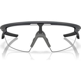 Oakley Sphaera Rectangle Sunglasses in Carbon /Photochromic at Nordstrom