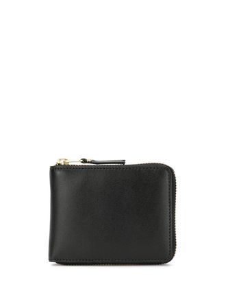 Comme Des Garçons zip-around leather wallet - Black