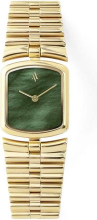 Vanna Amare Gemstone Watch in Green Pearl-Gold at Nordstrom