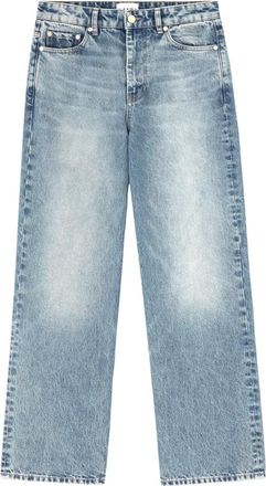 Ganni Jeans, Dames, Blauw, W26, Denim, Rigid Denim Izey Jeans