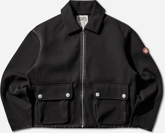 Cav Empt Men s Smooth Zip Up Jacket Black