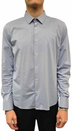 Roberto Ricci Design Rrd, Overhemden, Heren, Grijs, L, Leer, Micro Pattern Shirt