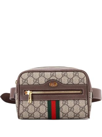 Gucci Ophidia GG Coated Canvas Small belt bag - women - Fabric - One Size - Brown