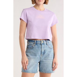 Billabong Mystic Crop T-Shirt in Peaceful Lilac at Nordstrom Rack, Size X-Small