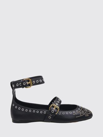 Isabel Marant Ballerina Mary Jane Ylza in pelle con borchie e occhielli