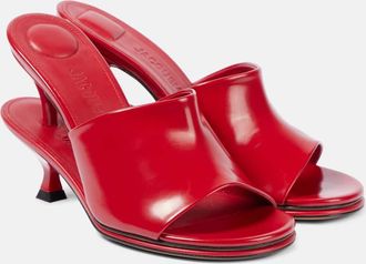 Jacquemus Les Doubles Mules leather mules