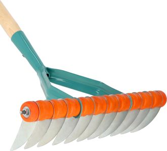OEM Aireador De Metal, 38 Cm De Largo, Apto Para Jardines Y C&eacute;spedes, Facilita La Aireaci&oacute;n Del Suelo, Ligero