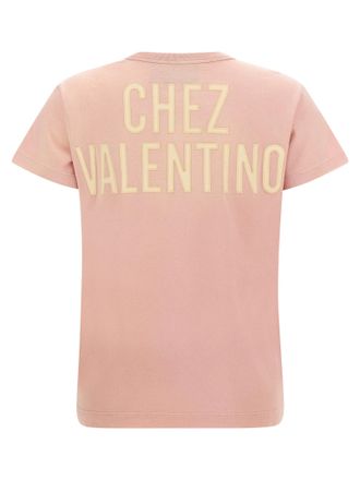 Valentino Garavani Panther Lady Craqu&eacute; Print T-Shirt - Pink