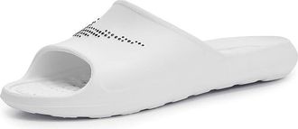 Nike Victori One Shower Slide Mens Shoes White/Black/White : 10 D - Medium