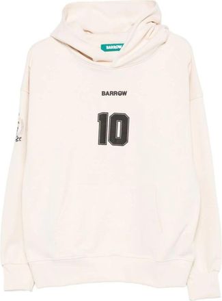Barrow Numbered Graphic Hoodie - Heren - Hoodies - Beige - L - Hoodies & sweatvesten