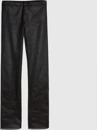 Gucci Washed Cotton Denim Pants, Size 48 IT, Black
