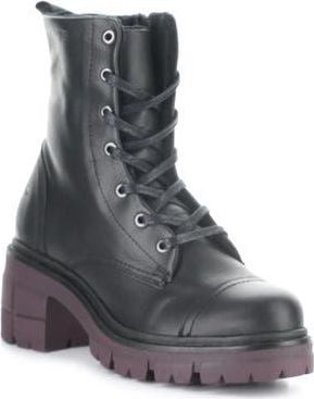 Bos. & Co. Barrett Waterproof Lug Sole Bootie in Black/Bordo at Nordstrom Rack, Size 11Us / 42Eu