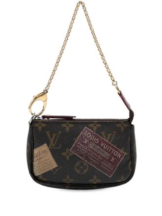 Louis Vuitton 2009 Monogram Trunks & Bags Mini Pochette Accessoires handtas - Bruin