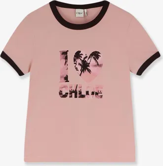 Chlo&eacute; T-shirt in cotone con stampa - CHLOE - gender_Woman