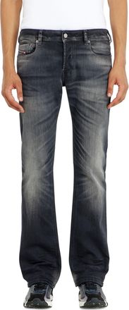 Diesel Bootcut Jeans Low Waist 2007 Zatiny, Black/Dark grey, Button fly