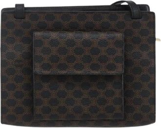 Celine Pre-owned Shoulder Bags, female, Black, Size: ONE SIZE Pre-owned Canvas Shoulder Bag