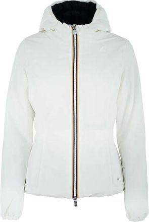 K-Way Chaqueta con capucha reversible Negro/Blanco - Jackets - Mujer - Blanco - XS